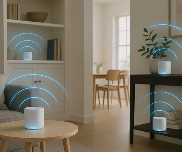 Whole-home Wi-Fi coverage with mesh system
